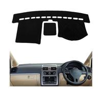 Couverture Tableau Bord Couverture Tableau Bord Voiture Tapis Protection Pare-Soleil Compatible avec VW pour T&Ouran 2003 2004 2005 2006 2007 2008 2009 2010-2016(Right Hand Drive,Black Edge)
