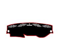 Couverture Tableau Bord pour Benz Classe C W204 2008-2014 LHD RHD C-Klasse C180 C200 C220 C250 C300 Couverture Tableau Bord Voiture DashMat Tapis Cape(Red RHD Facelift)