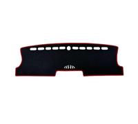 Couverture Tableau Bord pour Ford pour Ranger pour Raptor pour Wildtrak T9 2023-2025 Tapis De Tableau De Bord De Voiture Pare-Soleil Protection Housse Tableau Bord Voiture(LHD Red)