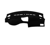 Couverture Tableau Bord pour Peugeot 307 307SW 307CC 2002-2007 2008 Couverture Tableau Bord Intérieur Voiture Tapis Protection Pare-Soleil (Color : Black Side, Taille : LHD)