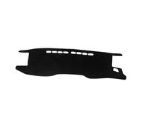 Couverture Tableau Bord pour Toyota pour Hilux 2020-2024 Tapis De Tableau De Bord en Polyester Noir Housse Tableau Bord Voiture