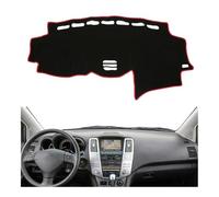 Couverture Tableau Bord Tapis Couverture Tableau Bord Voiture Pare-Soleil Compatible avec Lexus pour RX300 RX330 RX350 2004 2005 2006 2007 2008 2009(Left Hand Drive,Red Edge)