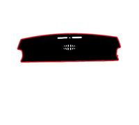 Couverture Tableau Bord Tapis De Tableau De Bord Antidérapant en Silicone pour BYD FangChengBao Leopard 5 Denza B5 2023-2025(Red Edge-No HUD)