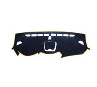 Couverture Tableau Bord Tapis pour Hyundai pour Santa Fe 2013-2018 DM IX45 Housse Tableau Bord Antidérapante Protection Accessoires Voiture Pare-Soleil Tapis Dash Mat Dashmat(Brown with Audio)