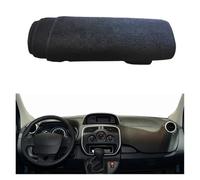 Couverture Tableau Bord Tapis pour Kangoo 2010-2019 Couverture Tableau Bord Intérieur Voiture Tapis Tableau Bord Tapis Pare-Soleil Tableau Bord Tapis Tableau Bord Anti-UV(LHD Black)
