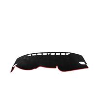 Couverture Tableau Bord Tapis Protection Anti-UV Tableau Bord Voiture pour Changan CS35 Plus 2021-2024 Protection Solaire pour Instrument(LHD Red Edge)