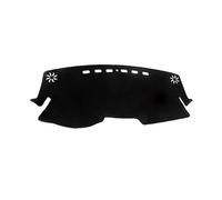 Couverture Tableau Bord Voiture En Cuir Fiber Carbone Tapis Tableau Bord Pare-soleil Accessoires Pour Toyota CHR Pour C-HR 2016-2020 2021 2022 2023(Black Black)