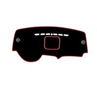 Couverture Tableau Bord Voiture pour Peugeot 3008 GT 2008-2015 Évite Les Coussinets Lumineux Tapis Solaire Étui Antidérapant(Storage Red Side)