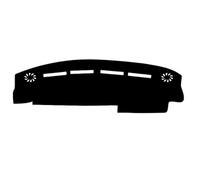 Couverture Tableau Bord Voiture pour VW pour Golf MK2 pour Jetta GTL Housse De Tableau De Bord 2 Couches Accessoire Anti-UV Couverture de Tableau de Bbord(LHD Black)