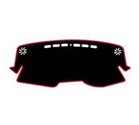 Couverture Tableau Bord Voiture Tapis Pare-Soleil pour Toyota C-HR CHR C HR 2016-2023 Évite Les Tampons Lumineux Étui Anti-UV(A Red Side,RHD)