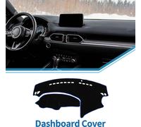 Couverture Tableau de Bord Voiture Housse de Tableau de Bord Antidérapant en Polyester pour Mazda 3 BL 2009-2013 Noir Bleu