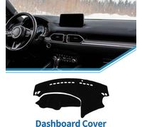 Couverture Tableau de Bord Voiture Housse de Tableau de Bord Antidérapant en Polyester pour Mazda 3 BL 2009-2013 Noir