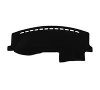 Couverture Tableau De Bord Voiture Soleil pour Skoda Fabia 2007-2014, Voiture en Velours Confortable, Couverture Protection pour Console Centrale, Accessoire,Black