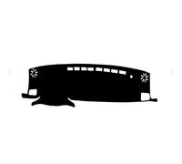 Couverture Tableau De Bord Voiture Soleil pour Toyota Highlander 2022, Voiture en Velours Confortable, Couverture Protection pour Console Centrale, Accessoire