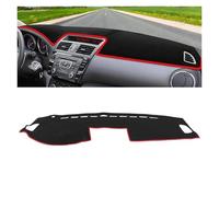 Couverture Tableau Housse De Tableau De Bord Pare-soleil Pour Mazda 6 GH 2008-2012 Pour Atenza Accessoires Pour Tableau De Bord Tapis Tableau Voiture(A LHD Red Side)