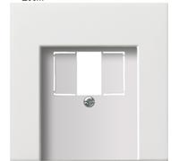 Couverture TAE et USB Commutateur de surface Gira 0276112 blanc pur
