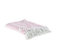 Couverture Tangier Coton 130 X 160 Cm Rose Rose