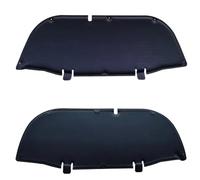 Couverture Tapis En Papier D'aluminium/mousse Coton D'isolation Thermique Capot Moteur Avant Voiture Pour Toyota Pour Corolla Pour Cross 2020-2024 Tapis d'isolation Thermique Moteur(Noir)