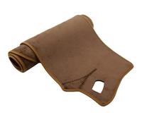 Couverture Tapis Tableau Bord pour Mitsubishi L200 pour Triton pour Strada pour Strakar pour Barbarian 2015-2020 Accessoires Tapis Tableau Bord Dash Mat Dashmat(Flannel All Brown,RHD)