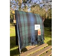 Couverture tartan Anderson - 100 % laine - Cadeau - Chaud - Élégant - Plaid, Black-watch, 180x150cm