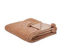 Couverture Terke 200 X 220 Cm Marron Clair Marron