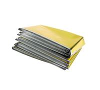 Couverture thermique 160x210cm, argent et or