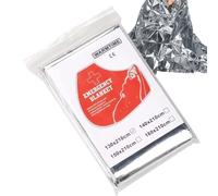 Couverture thermique d'urgence, équipement de rétention de chaleur réutilisable, bouclier isolant pour le corps contre le froid, couverture de protection en feuille légère qui améliore la chaleur