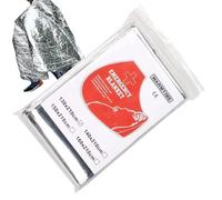 Couverture thermique en feuille d'aluminium - Poncho d'hiver pour l'extérieur, camping, randonnée, voyage, tente de voiture pour dormir par temps froid | Camping randonnée voyage tente de voiture pour