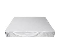 Couverture thermique extra épaisse pour jacuzzi - Résistante à la neige et à l'eau - Pour une utilisation en intérieur et en extérieur - Argenté - 231 x 231 x 30 cm