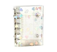 Couverture transparente de protection pour classeur à anneaux, protection universelle pour pochettes PVC - Couverture pour cahier, dossier, planificateur et agenda - pour journal de
