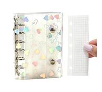 Couverture transparente pour dossiers | PVC transparent rechargeable universel | Couverture d'anneaux de journal et album de découpes | pour journaux de voyage, voyage, affaires, archives, bureau