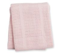 Couverture Tricot De Coton - Rose