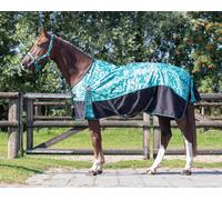 Couverture turnout QHP Collection avec rembourrage en polaire marble, QHP17_Taille:165