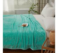 Couverture ultra douce en polaire corail pour canapé et chambre à coucher, couverture légère et douce pour une utilisation toute l'année