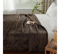 Couverture ultra douce en polaire corail, pour canapé et chambre à coucher, légère et douce pour une utilisation toute l'année (d)