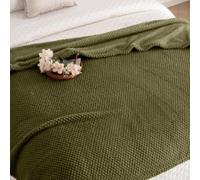 Couverture ultra douce en polaire corail, pour canapé et chambre à coucher, légère et douce pour une utilisation toute l'année (g)