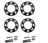 COUVERTURE UNIVERSAL WHEED HUB 2 pièces compatibles avec le vélo de moto plaque de protection des pièces ABS Cavalerie Smile 73 Super 73 L LTRX ZX et Modèles similaires(4PC)