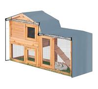 Couverture Universelle De Clapier De Lapin, Protecteur De Poussire De Cage animal Familier, S147x52x86cm Gris Multicolore CLAPIER