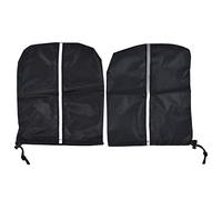 Couverture Universelle de rétroviseur de Voiture, Couverture de Protection de rétroviseur latéral, Bandes réfléchissantes durables pour SUV camions minifourgonnettes Noir 33x27cm