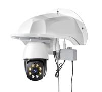 Couverture Universelle pour Caméra de Surveillance CCTV - Compatible avec TP-Link Tapo C500, C510W, C520WS, C400, C410, C425, C310, Caméras Bullet et Dôme - Pare-Soleil, Imperméable, Résistant aux UV