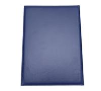 Couverture Vierge pour Certificat A4 en Cuir Bleu, Rigide | Étui de Protection, Finition Lisse et Style Minimaliste, pour Officielle et Institution