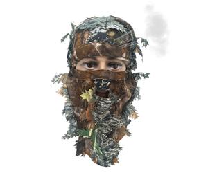 Couverture Visage 3D à Feuilles | Couvre-chef pour Randonnée et Mimétisme - Chapeau Camouflage pour Extérieur, Pour Joueurs Airsoft Camping Randonnée Birdwatching Spectacles Parties