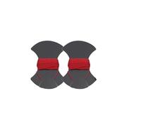 Couverture Volant pour Alfa Romeo 147 2000-2010 pour GT 2004-2010 Housse Volant Voiture Souple Faux Cuir PU Noir Couvre Volant (Couleur : Red Marker)