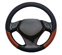 Couverture Volant Voiture en Cuir Micro Fiber Accessoires Intérieurs Automobiles pour Toyota pour CHR pour C-HR Protecteur Volant Decoration Interieur(Brun)