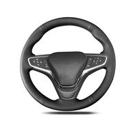 Couverture Volant Voiture pour Chevrolet pour Cruze 2014-2018 pour Volt 2016 2017 pour Cruze Housse Volant Voiture Simili Cuir Noir Antidérapant Respirant Protège Volant(Yellow Thread)