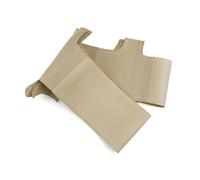 Couverture Volant Voiture pour Citroen pour C5 2001 2002 2003 2004 2005 2006 pour Xsara pour Picasso pour Berlingo Tresses sur Volant Voiture Garniture Couverture en Cuir(Beige)