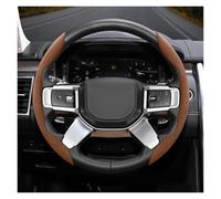 Couverture Volant Voiture pour Land pour Rover pour Fit pour Defender pour Discovery 2 3 4 pour Sport pour Evoque 90 Carbone pour Freelander Housse Volant(Brown O 2-P)