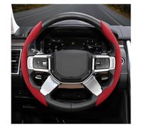 Couverture Volant Voiture pour Land pour Rover pour Fit pour Defender pour Discovery 2 3 4 pour Sport pour Evoque 90 Carbone pour Freelander Housse Volant(Red O 2-P)