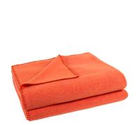 Couverture Zoeppritz de Couleur : Orange, fabriquée en 65% Polyester, 35% Viscose, Dimensions : 160 x 200 cm, 103291-265-160 x 200 cm