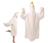 Couvertures À Capuche - Chaleur Améliorée, Pyjama À Capuche, Sweat-shirt À Capucche En Forme D'oie | Pyjama D'hiver Pour Adultes, Adolescents, Hommes Et Femmes, Par Temps Froid, Pour Se Prélasser, Reg